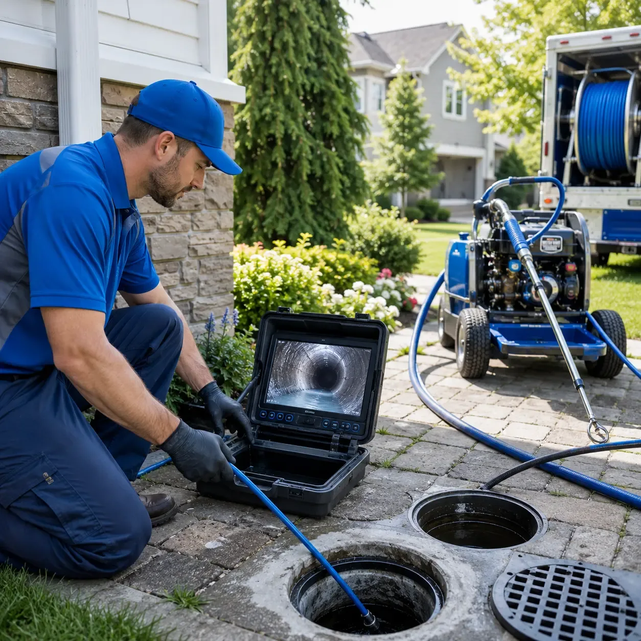 Outdoor drain cleaning professionals serving Callery, PA